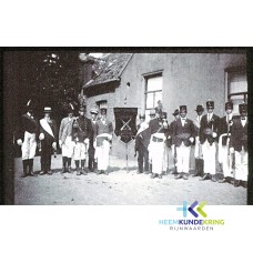 Schutterij Excelsior 1927 voor Cafe Barthen H.Nas-I.Jansen- Jurrius- Wolsink-Jan Vis Jeurissen- Schuiling- Willemsen Hv-d Meijden Langenhof R v-d Bout hentje Brandenburg F00002670